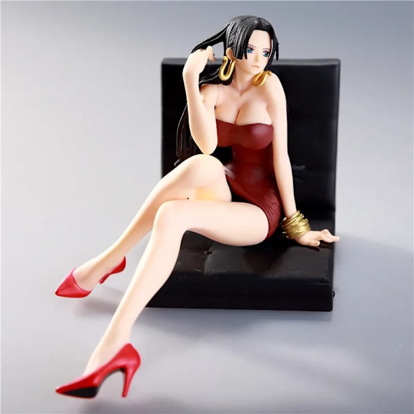 NAA One Piece Luffy Sidder og Spiser Kød PVC Actionfigur Monkey D Luffy Statue Zoro Sanji Kaidou Samlemodel Dukke Legetøj Gave
