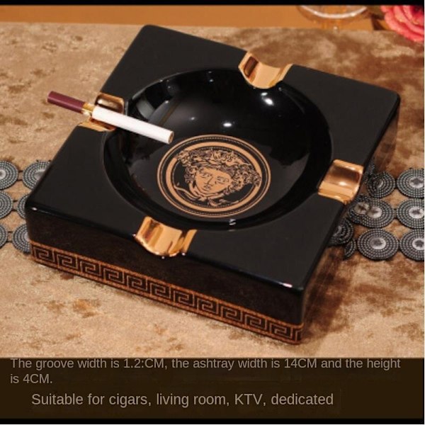 14 Askebæger Gadget Firkant Keramisk Cigar Askebæger | Askebæger
