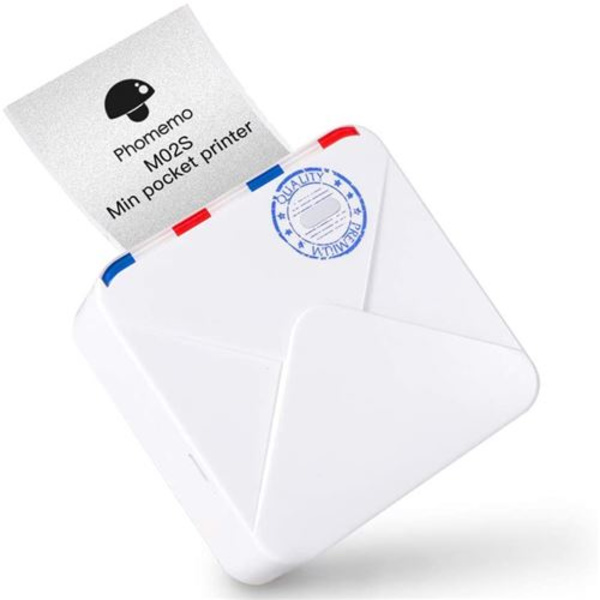 Bærbar termisk printer Bluetooth Phomemo M02S uden blæk 3