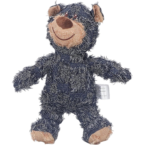Piper Hundlek Toy Okrossbar Fylld Plysch Hundlek Toy Oförstörbar Robust Björn för Husdjur (Blå) blue
