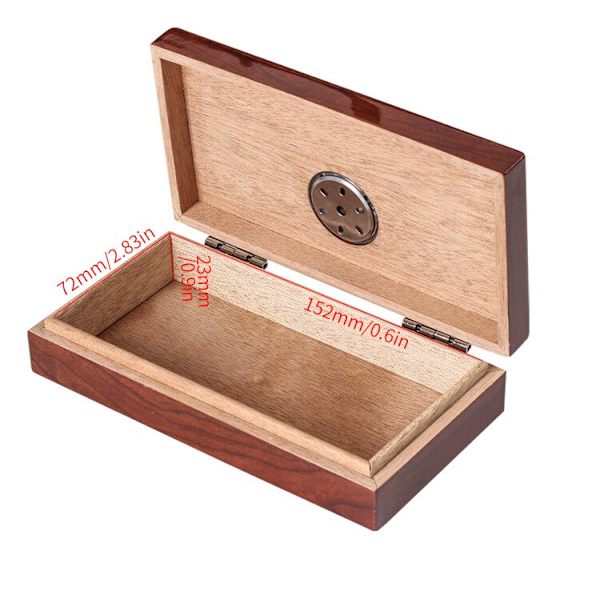Cigar Humidor i cedertræ til rejser