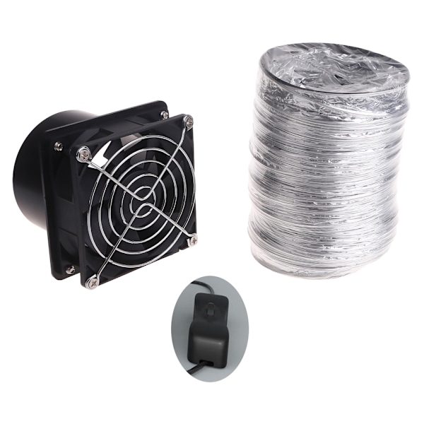 USB-drevet Lodde-Røgopsamler ESD-Røgudtrækker Rørkanalblæser med 1/3/6M Rør Badeværelsesventilationsblæser Damn 1m 0.23