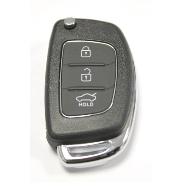 Rfc 3-knapps flippfodral för Hyundai I10 I20 I40 Ix35 Santa Fe