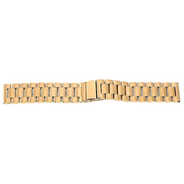 Kultaisesta ruostumattomasta teräksestä valmistettu kello, yhteensopiva Vivoactive3:n ja Huawei Gt Activen kanssa