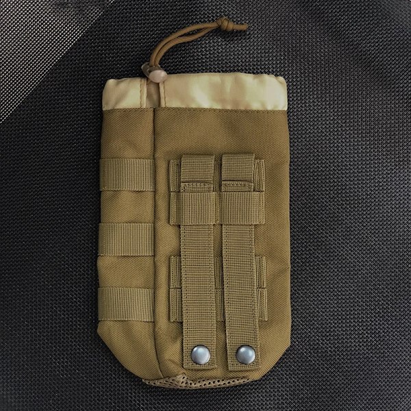 Taktisk Molle Vattenflaska Väska Militär Utomhus Camping Vandring Dragsko Vattenflaska Hållare Multifunktionell Flaska Väska S Size Jungle