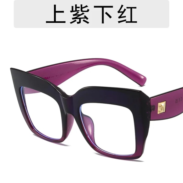 New Luxury Designer Uv400 Pc Frames Solglasögon Dam Gafas White Frame glasögon C7 Colour