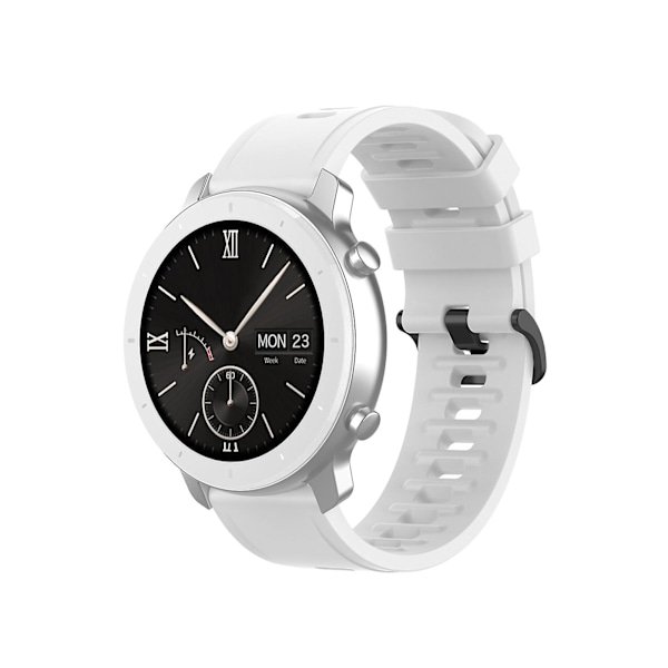 Pehmeä silikoniranneke 20/22mm Älykellon rannekkeen vaihto Rannekorutarvikkeet Amazfit Gtr 2e/gts 2e/bip/bip U Limenvihreä Lime 20mm