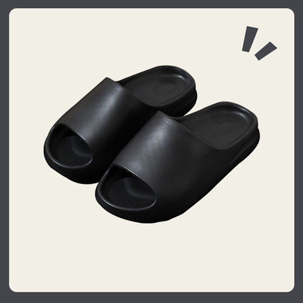 Hjemmesko Tykke Platform Badeværelse Sky Slippers Sort sort black 40-41#-40-41#