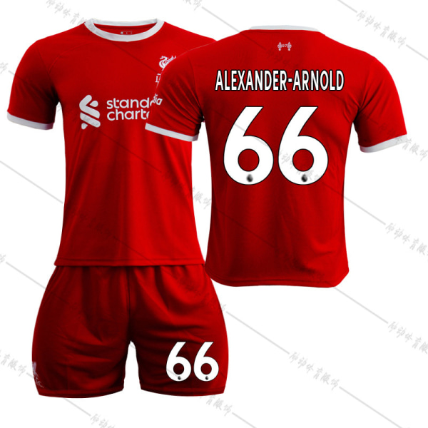 2023-24 ny säsong Liverpool hemma röd nr 11 Salah 9 Firmino 27 Nunez fotbollströja Liverpool Home Stadium No. 66 #XL