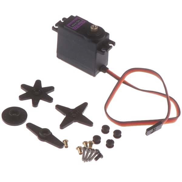 Set MG996R 360° Gear Servo Motor Stort Vridmoment för RC Helikopter