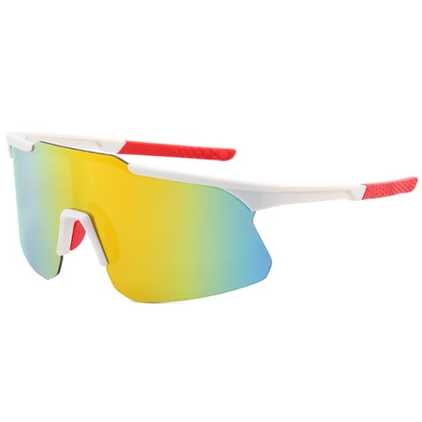 2024 Löparglasögon med halv ram Oversized Sport Vindtäta solglasögon Cykling utomhus män Sportsolglasögon för unisex 9 sunglasses unisex outdoor