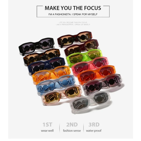 Tukkumyynti 2024 uudet luomukset muotisuunnittelijan aurinkolasit kuuluisa brändi luksus aurinkolasit aurinkolasit miehille naisille C7 hexagon small sunglasses
