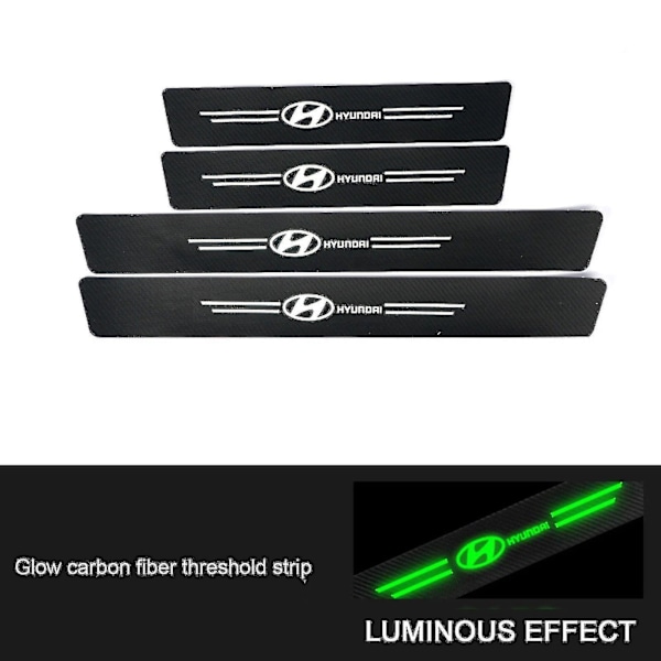 Auto dörrtröskelskydd anti-scratch dörrtröskelskydd för fordonstillbehör_llk13 Modern 4pcs