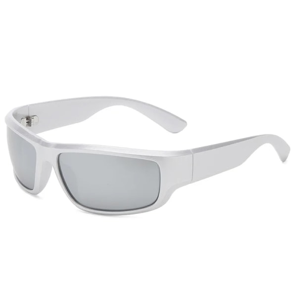 Steampunk unisex Futuristiska Sports solglasögon 2024 kvinnor v 8 Y2K sunglasses customized