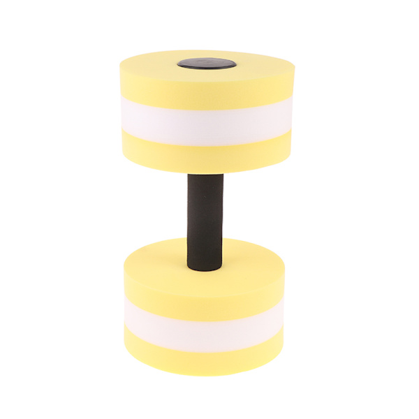 PC EVA vanddumbbells Automatiske flydende skumbells Yellow