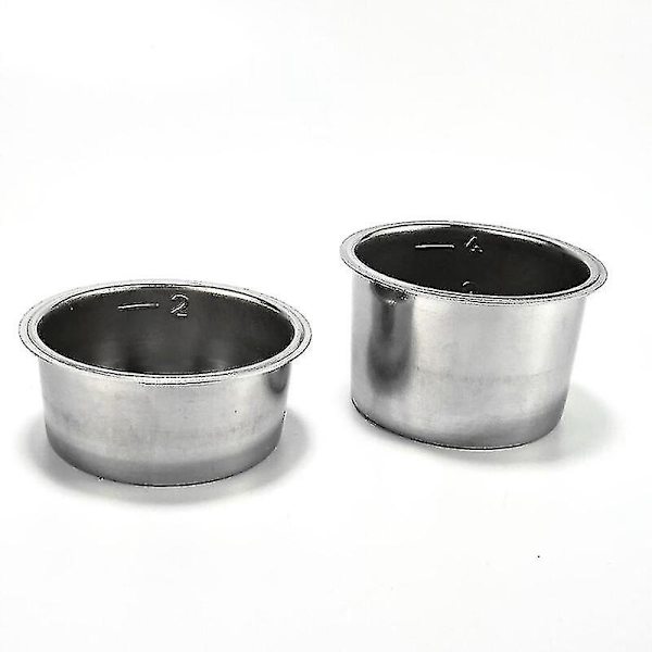 Jouluaiheinen 51 mm:n portafilter Delonghi Ec685:lle, jossa 2 tyylin kahvijauhekulho