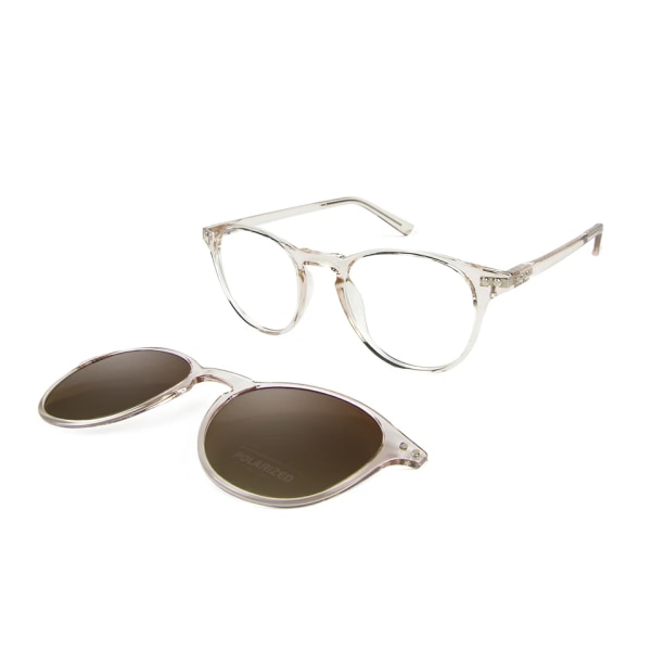 Nya runda solglasögon med dubbla strålar solglasögon för dubbla ändamål TR0 ultralätta acetatsolglasögon för män och kvinnor 3