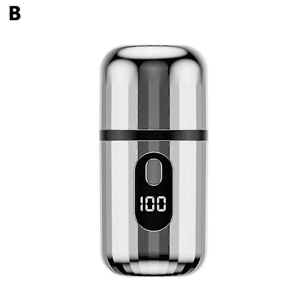 Sopami Mini Elektrisk Rakapparat, Bärbar Fickrakapparat för Män och Kvinnor (LGL) Silvery