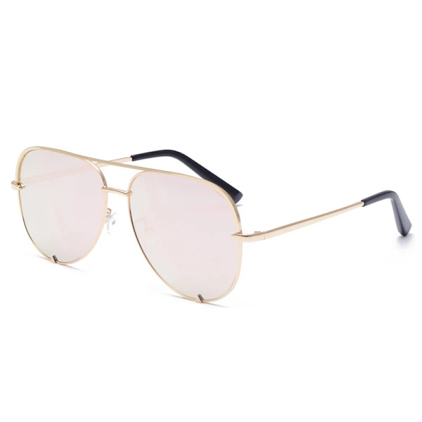 Morglow MG39305 Pink Pilot QUAY Solbriller Fashionable Oversized Kvindesolbriller Trendy 2024 C10