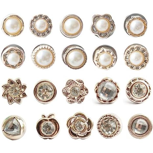 Broche knapper 20-pak
