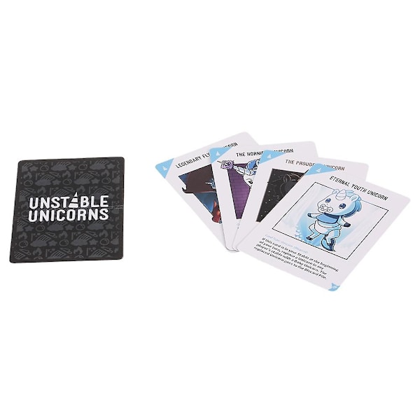 Unstable Unicorns Kickstarter Exclusive Korttipeli Juhlapelin Korttipeli Korttipeli Lapsille