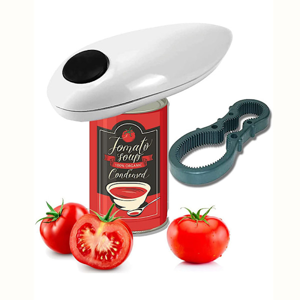 Electric can opener, automatic restaurant can opener