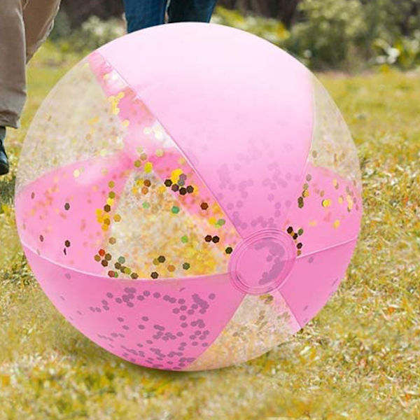Strandboll, glittrande strandboll, poolboll, sommarfestpresenter