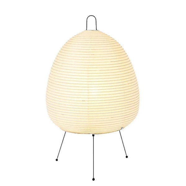 Japansk rispapirlampe LED bordlampe stue soverom nattbord studierom hotell hjemmeopphold stativ