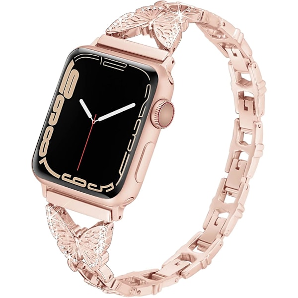 Kompatibel med Apple Watch Band 41mm 40mm 38mm til Lmell Ladies, nem at justere