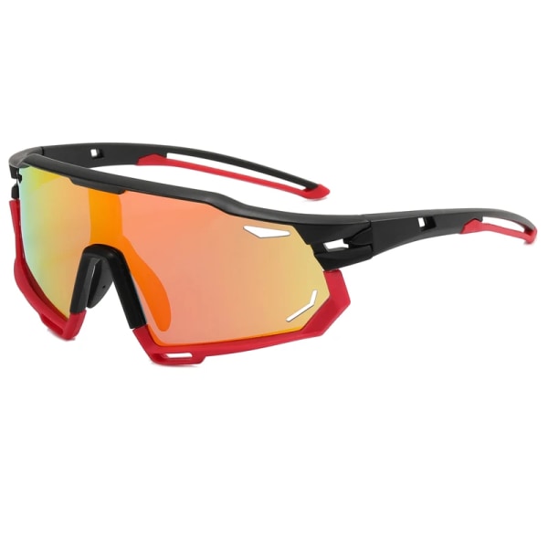 2024 Uv400 Spejl solbriller løb rejser cykel briller oem sport poloarized solbriller sølv linse sport solbriller C5 Gray Lens: Light-Dark