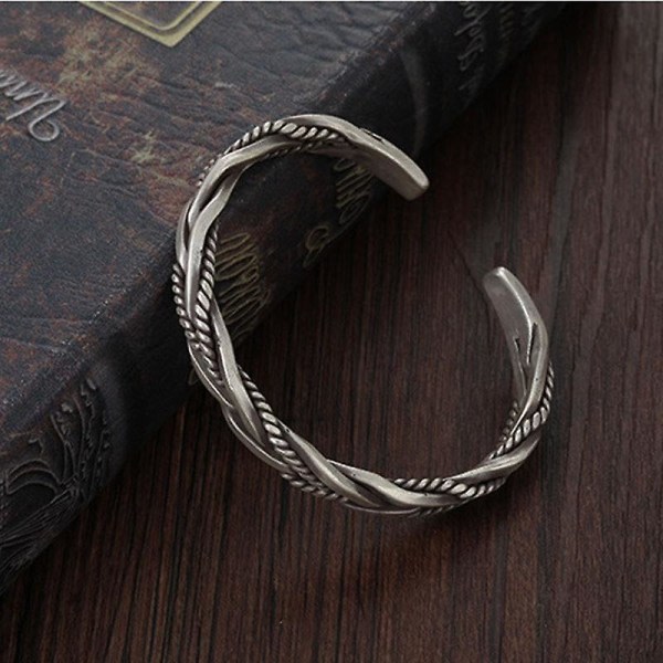 Sterling Silver Twisted Woven Armband