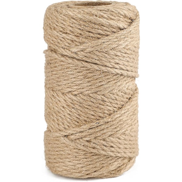 50M Jute Cord 6MM Hemp Cord Twine Garden Twine for