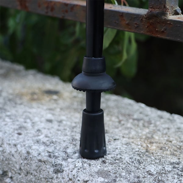 1 säädettävät taittuvat vaelluskepit Black External lock 115cm