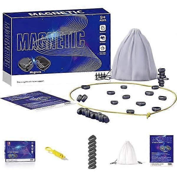 Magnetisk Sjakkspill, 2024 Nytt Familiespill, Morsomt Magnetisk Sjakksett for Alle Aldre