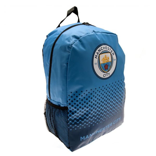 Manchester City FC Fade Design Backpack One Size Blue Blu