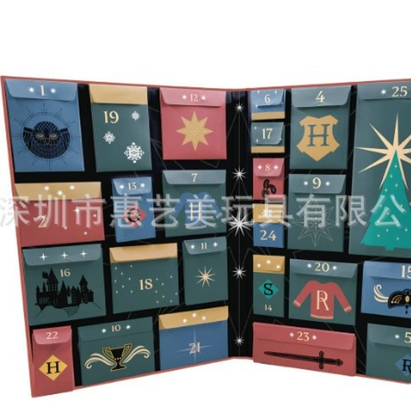 Harry Potter Julekalender Hogwarts Sæsonmæssig Overraskelsesgavebog
