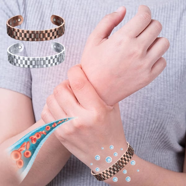 Copper Heal Armband Sugar Down Terapeutisk Armband för kvinnor C