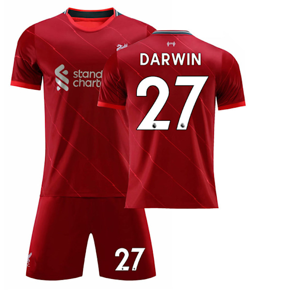 21-22 bonus kotipaita nro 11 Salah nro 10 Mane jalkapalloasu paita setti nro 27 Darwin Liverpool home number 10 Mane 26#