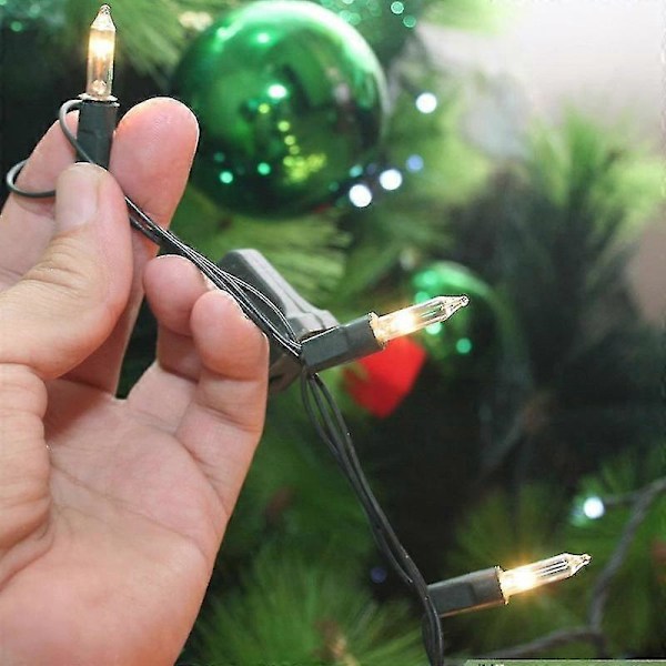 Julmini-ljusslingor, 50 LED-ljusslingor med UL-certifiering White