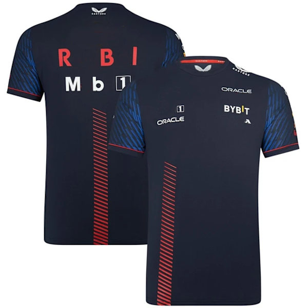 2023 F1 Team Red Crew T-skjorte Nederlandsk Verstappen Sjåfør 2023 M