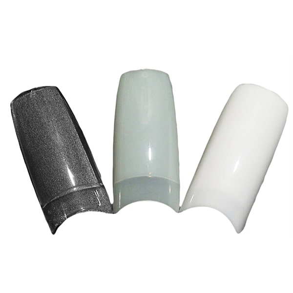 500 stk. negltips løse negle akryl negltips White White