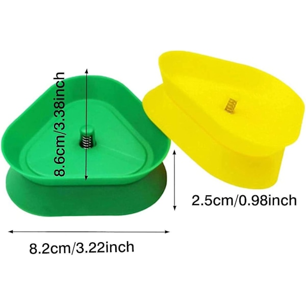Kortholder for spill, sett med 4 holdere for spillkort, kortholder