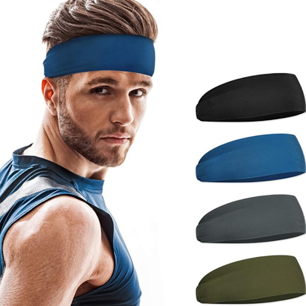 Running headbands, sweatbands for men, sports bands