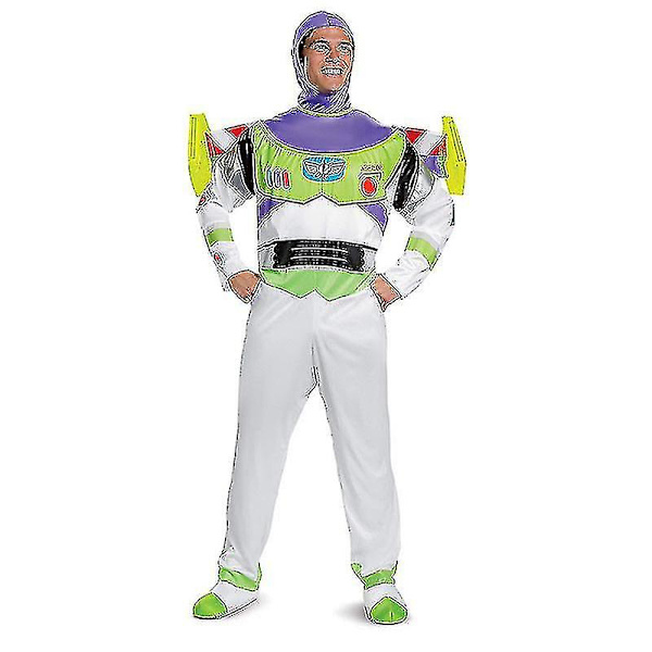 Toy Story Buzz Lightyear Cosplay Kostym Cartoon Figur Puppet Theatre Body Suit Vuxen Kostym Helkropp