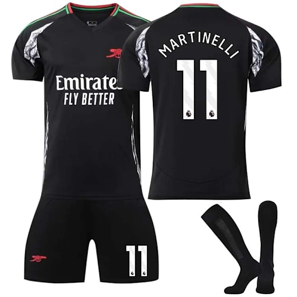 2425 Arsenal bortekolleksjon Martinelli fotballdrakt uniform med sokker XXL(185-190cm)