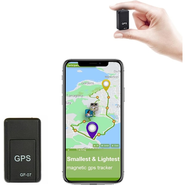 GF07 Magneettinen Mini Auton Paikannin GPS Paikannin Reaaliaikainen Seuranta