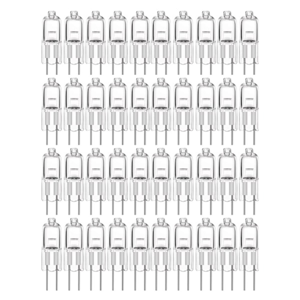 20-pakkauksen G4 halogeenivalot 10W 12V - Lämmin valkoinen