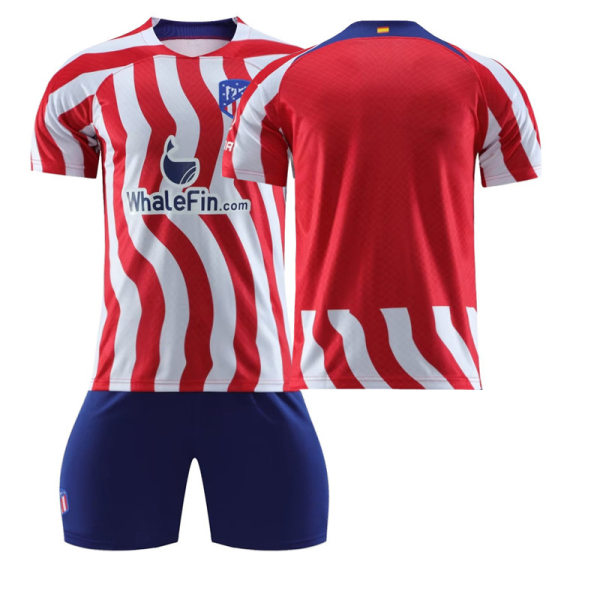 22-23 Atletico Madrid kotipaita No. 8 Griezmann jersey set No. 7 Philips sukat Correa jalkapalloasu Atletico Madrid Home , No Number #18