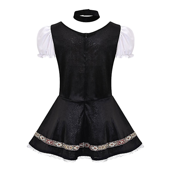 Nopea toimitus 2023 Paras Oktoberfestin asu naisille Saksalainen Baijerin Dirndl Oluttyttö Hieno mekko S - 4xl Grenn Valkoinen Grenn White XL