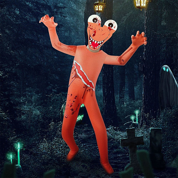 Rainbow Friends Cosplay-asu Halloween-hyppyasu Juhla-asu 140 150